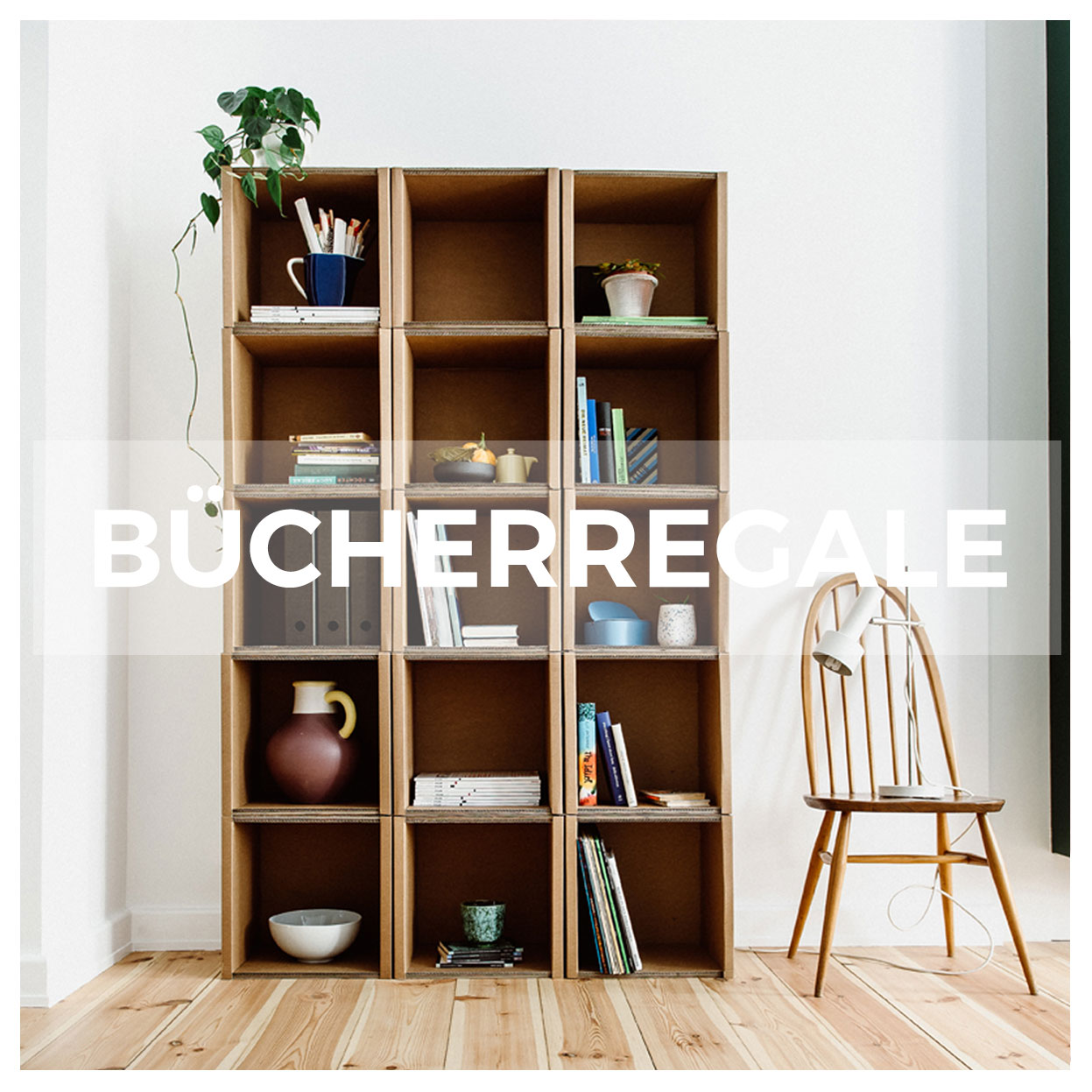 ROOM IN A BOX - Modulares Bücherregal